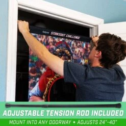 GoSports Strikeout Challenge Baseball Doorway Game -Passion Baseball BASB DH SOC 01 inuse1