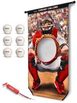 GoSports Strikeout Challenge Baseball Doorway Game