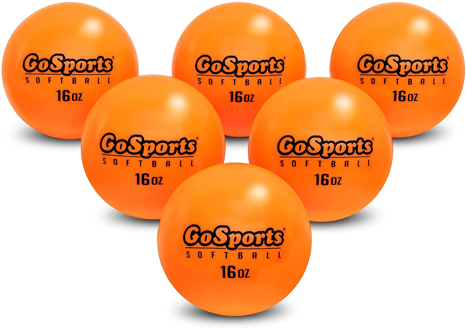 GoSports 3.82" Weighted Training Softballs - 6-Pack 3 GoSports 3.82" Weighted Training Softballs - 6-Pack