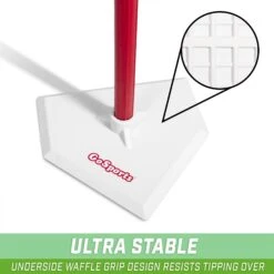 GoSports Baseball & Softball Batting Tee -Passion Baseball BASB TEE RUBBER 01 Underside