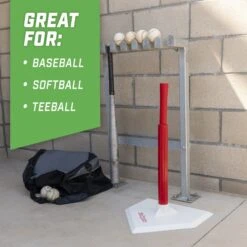 GoSports Baseball & Softball Batting Tee -Passion Baseball BASB TEE RUBBER 01 inuse