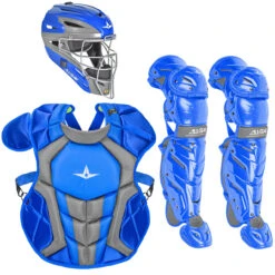 All-Star System7 Axis NOCSAE Intermediate Baseball Catcher's Package -Passion Baseball all star ckcc1216s7x ryl 67029.1674531318