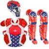 All-Star System7 Axis USA NOCSAE Youth Catcher's Package -Passion Baseball all star ckcc1216s7xusa usa 34603.1654282470