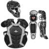 All-Star System Seven Pro NOCSAE Adult Baseball Catcher's Package -Passion Baseball all star ckccpro1 blk 64510.1674661701
