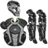 All-Star System7 Axis NOCSAE Adult Baseball Catcher's Package -Passion Baseball all star ckccpro1x blk 44737.1679475000