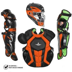 All-Star System7 Axis NOCSAE Adult Baseball Catcher's Package -Passion Baseball all star ckccpro1x gph 88196.1679475003