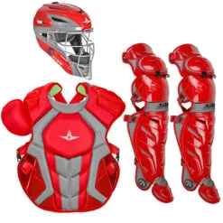 All-Star System7 Axis NOCSAE Adult Baseball Catcher's Package -Passion Baseball all star ckccpro1x sca 71226.1679475001
