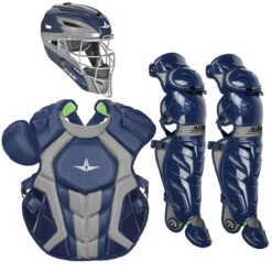 All-Star System7 Axis NOCSAE Adult Baseball Catcher's Package -Passion Baseball all star ckccpro1x nawh 97358.1679475005
