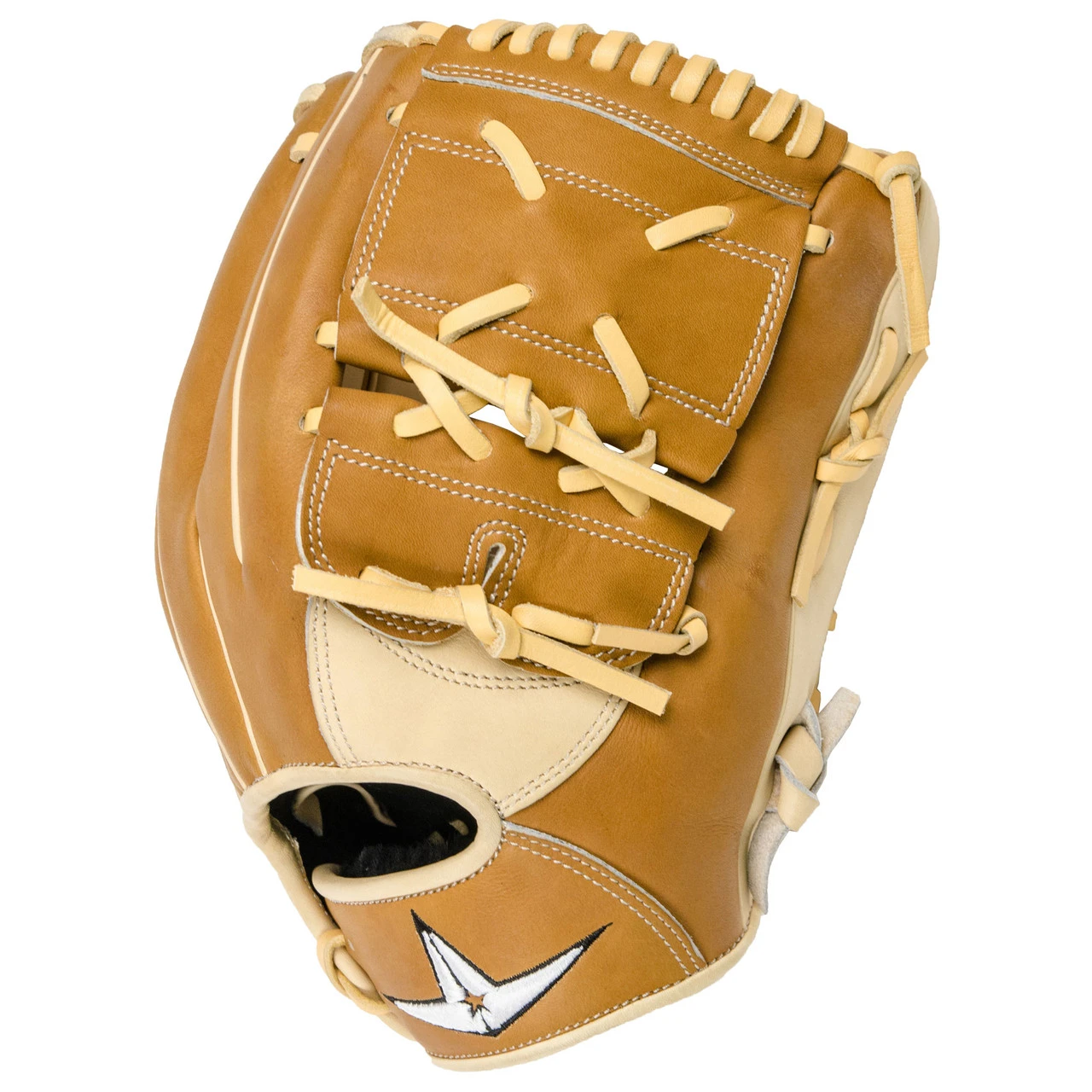 All-Star Pro-Elite 12 Inch FGAS-12002P Baseball Glove - Saddle/Cream 4 All-Star Pro-Elite 12 Inch FGAS-12002P Baseball Glove - Saddle/Cream - Image 2