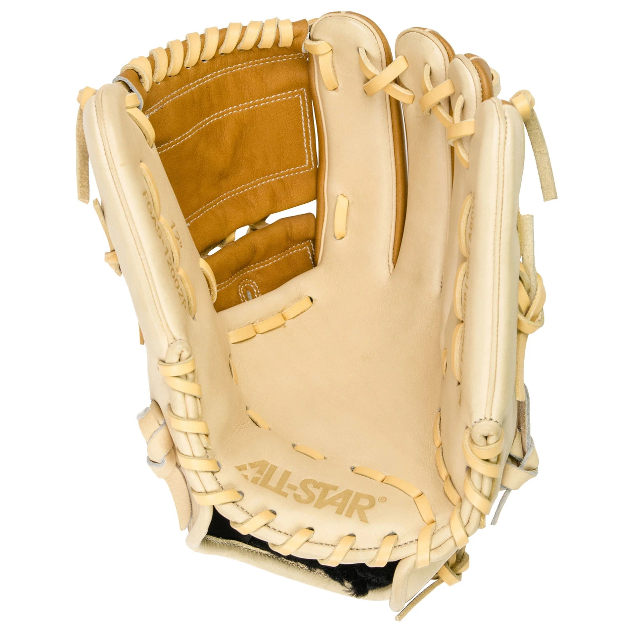 All-Star Pro-Elite 12 Inch FGAS-12002P Baseball Glove - Saddle/Cream 5 All-Star Pro-Elite 12 Inch FGAS-12002P Baseball Glove - Saddle/Cream - Image 3