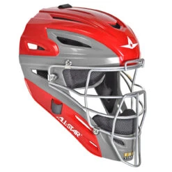 All-Star Graphite Two-Tone Youth Baseball/Softball Catcher's Helmet -Passion Baseball all star mvp2500gtt sca 39692.1678025788