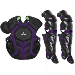 All-Star System7 Axis NOCSAE Adult Baseball Catcher's Gear Set -Passion Baseball all star s7ancplga margld 40742.1678170497