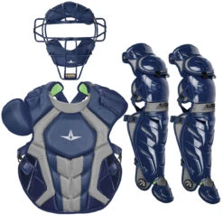 All-Star System7 Axis TM Adult NOCSAE Baseball Catcher's Package -Passion Baseball all star ckccpro1x tm nv 30996.1679330087