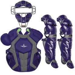 All-Star System7 Axis TM Adult NOCSAE Baseball Catcher's Package -Passion Baseball all star ckccpro1x tm pu 79965.1679330088