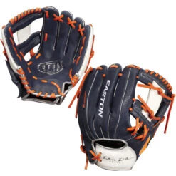 Passion Baseball 16 Easton Future Elite 11 Inch FE11 Youth Baseball Glove - Navy/Orange