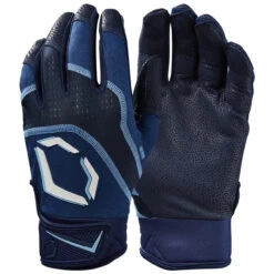 Evoshield Khaos Youth Baseball Batting Gloves -Passion Baseball evoshield khaosbg nvy 01 36777.1678112661