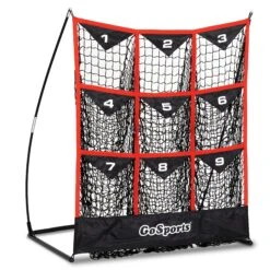 GoSports 9 Pocket Baseball And Softball Pitching Strike Zone Target Net
