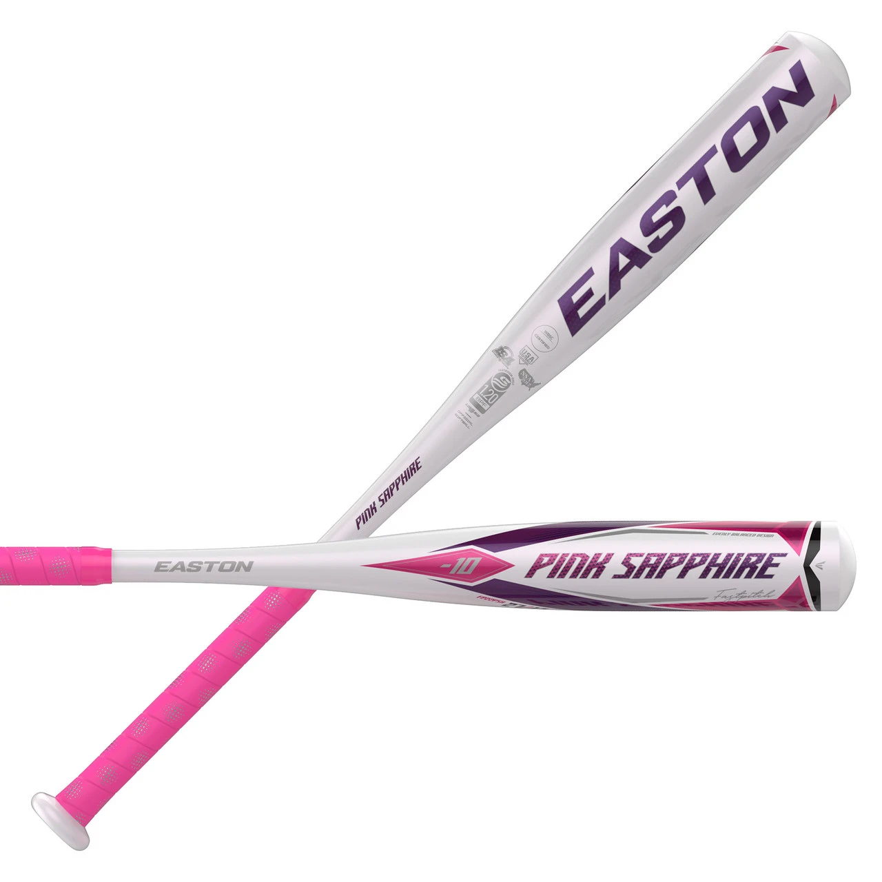 Easton 2022 Pink Sapphire (-10) FP22PSA Youth Fastpitch Softball Bat 3 Easton 2022 Pink Sapphire (-10) FP22PSA Youth Fastpitch Softball Bat