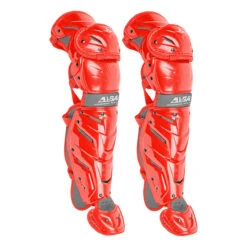 All-Star System 7 Axis 13.5 Inch Youth Baseball Catcher's Leg Guards -Passion Baseball lg1216s7x sc 01 83449.1674748623