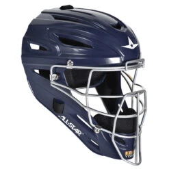 All-Star System Seven Adult Baseball Catcher's Helmet -Passion Baseball mvp2500 nvy 42654.1679475073