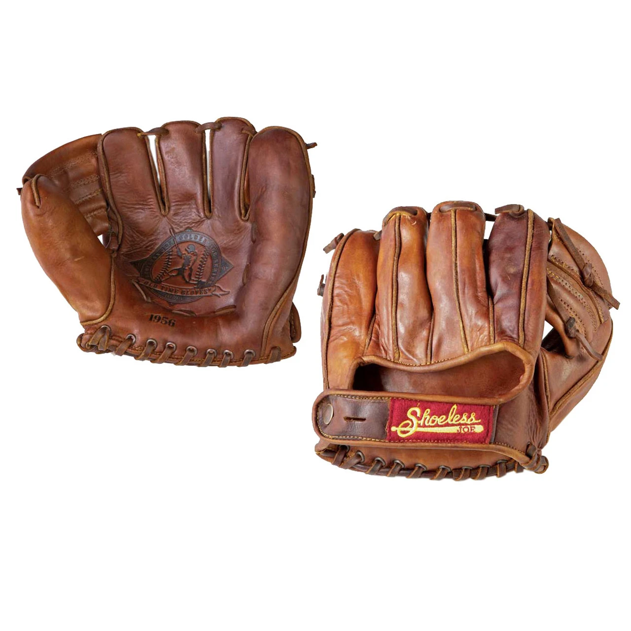 Shoeless Joe Golden Era Vintage 1956 Baseball Fielders Glove 3 Shoeless Joe Golden Era Vintage 1956 Baseball Fielders Glove