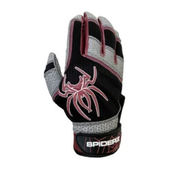 Spiderz PRO Adult Baseball/Softball Batting Gloves -Passion Baseball spiderz pro21 blkgry 11016.1679475062