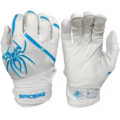 Spiderz 2023 PRO Adult Baseball/Softball Batting Gloves -Passion Baseball spiderz pro23 whtrednvy 01 40057.1679474998