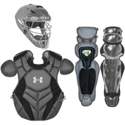 Under Armour UA Pro 4 NOCSAE Intermediate Baseball Catcher's Package -Passion Baseball ua uackcc4 gph 33543.1679185161