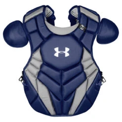 Under Armour UA Pro 4 Intermediate 14.5 Inch Catcher's Chest Protector -Passion Baseball ua uacpcc4 ap nvy 01945.1668791699