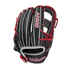 Wilson A2000 Superskin 11.75 Inch 1785SS Baseball Glove -Passion Baseball wbw100098 0 a2000 if 1785ss blackss black red 98499.1654285473