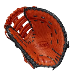 Wilson A2000 Spin Control Superskin 12.5 Inch SC1620SS Baseball First Base Mitt -Passion Baseball wbw100123 1 a2000 1b 1620ss sc 125 copperdimple blackss 70667.1654284837