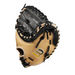 Wilson 2023 A2000 SuperSkin 34 Inch WBW10097834 Baseball Catcher's Mitt -Passion Baseball wbw100978 2 a2000 c 1790ss 34 blo bk 35263.1667413100